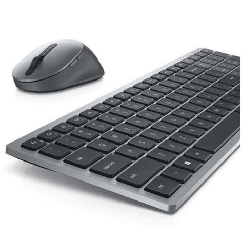 Dell | Keyboard and Mouse | KM7120W | Keyboard and Mouse Set | Wireless | Batteries included | US | Bluetooth | Titan Gray | Num - 2
